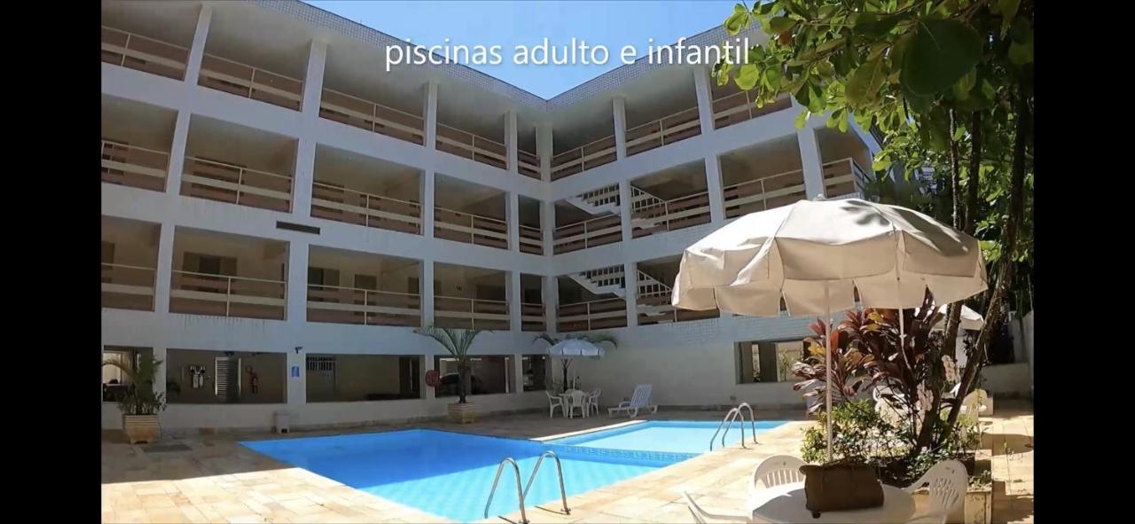 Lindo apto com piscina a 150m da praia do Tombo Guarujá Exterior foto
