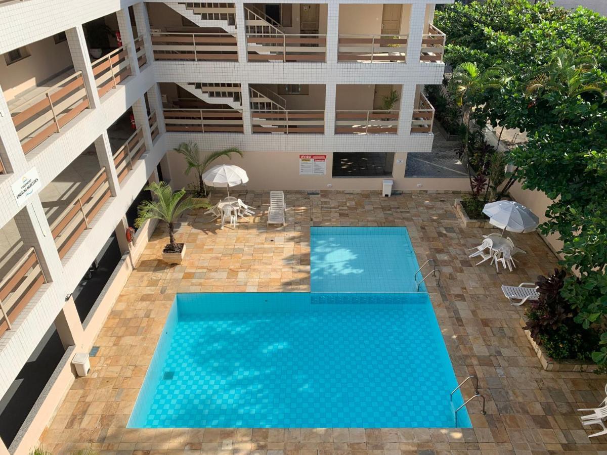 Lindo apto com piscina a 150m da praia do Tombo Guarujá Exterior foto